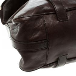 مملوكة مسبقًا Céline Brown Leather Tassel Satchel