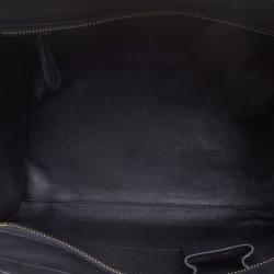 Pre Owned حقيبة يد سيلين لاغدغ ميني جلد بيضاء/ سوداء