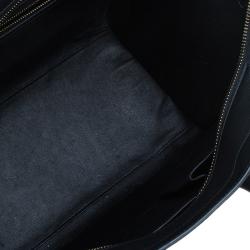 Pre Owned Celine Tri-Color Leather Mini Luggage Tote