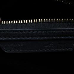 Pre Owned Celine Black Leather Mini Luggage Tote