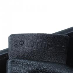 Pre Owned Celine Black Leather Mini Luggage Tote