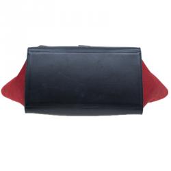 Pre Owned Celine Tricolor Leather Pony Hair Medium Trapeze Bag