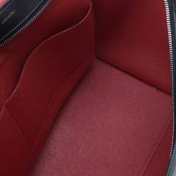 Pre Owned Celine Tricolor Leather Pony Hair Medium Trapeze Bag