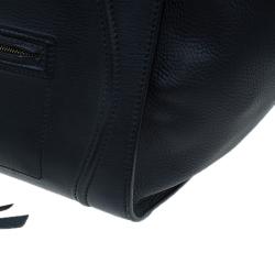 Pre Owned Celine Black Leather Medium Phantom Luggage Tote