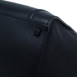 Pre Owned Celine Black Leather Medium Phantom Luggage Tote