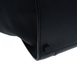 Pre Owned Celine Black Leather Medium Phantom Luggage Tote