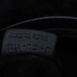 Pre Owned Celine Black Leather Medium Phantom Luggage Tote