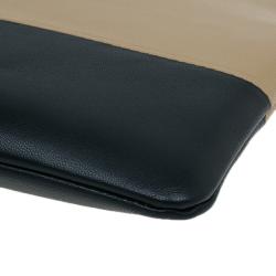 Pre Owned Celine Bi Color Leather Solo Clutch