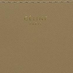 Pre Owned Celine Bi Color Leather Solo Clutch