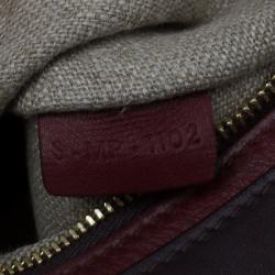 Pre Owned Celine Tri Color Leather/Canvas Medium Trapeze Bag