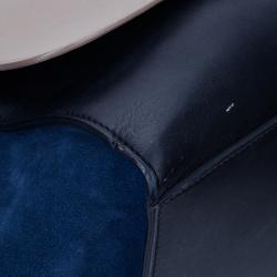 Pre Owned Celine Tricolor Leather and Suede large Trapeze Tote