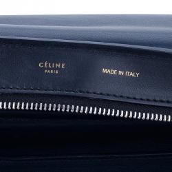 Pre Owned Celine Tricolor Leather and Suede large Trapeze Tote