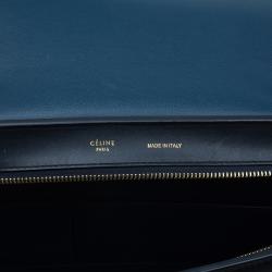 Pre Owned Celine Tri Color Leather Medium Trapeze Bag