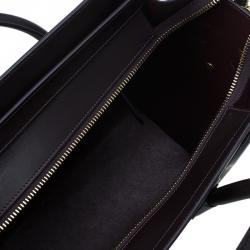 Pre Owned حقيبة سيلين مايكرو لاكيج جلد ثلاثي اللون