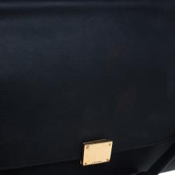 Celine Black Leather Medium Trapeze Bag