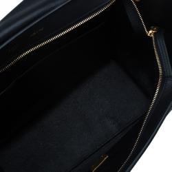 Celine Black Leather Medium Trapeze Bag