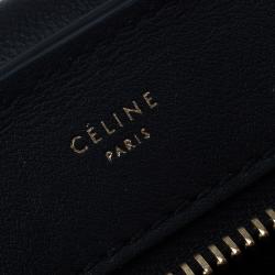 Celine Black Leather Medium Trapeze Bag