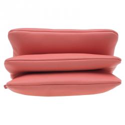 Pre Owned Celine Pink Leather Trio Crossbody Bag