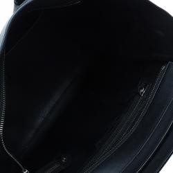 Pre Owned Celine Tri-Color Leather Mini Luggage Tote Bag