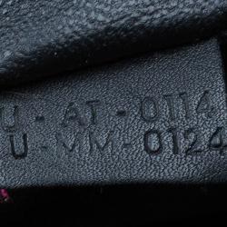 Pre Owned Celine Tri-Color Leather Mini Luggage Tote Bag