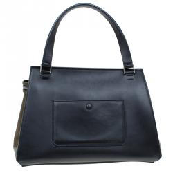 Pre Owned Céline Tricolor Smooth Leather Small Edge Bag