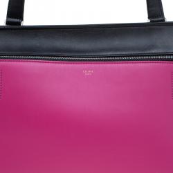 Pre Owned Céline Tricolor Smooth Leather Small Edge Bag