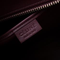 Pre Owned Celine Tri Color Leather Nano Luggage Tote