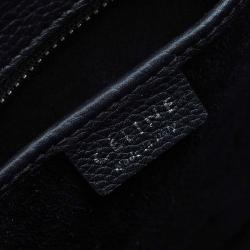 Pre Owned حقيبة يد سيلين نانو لاغدغ جلد سوداء