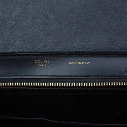 Celine Tri Color Python and Suede Small Trapeze Bag