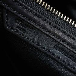 Pre Owned حقيبة يد سيلين لاغدغ ميني جلد وجلد ثعبان أسود