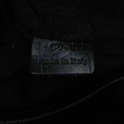 Pre Owned Celine Black Croc Embossed Leather Small Phantom Luggage Tote