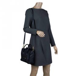 Pre Owned حقيبة يد سيلين لاغدغ نانو جلد زرقاء كحلية