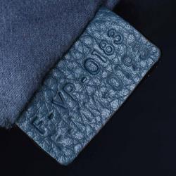 مملوكة مسبقًا Celine Navy Blue Leather Micro Luggage Tote