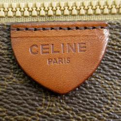 Pre Owned Celine Brown Macadam Canvas/Leather Shopper Tote