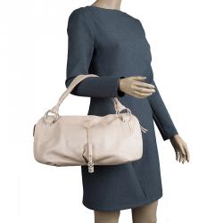 Celine Beige Leather Large Bittersweet Hobo