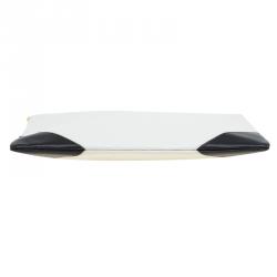 مملوكة مسبقًا حقيبة كلاتش سيلين كور كبيرة جلد ثنائية اللون