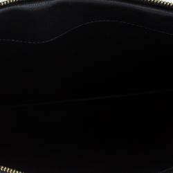 مملوكة مسبقًا حقيبة كلاتش سيلين كور كبيرة جلد ثنائية اللون