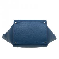 Pre Owned حقيبة لاغيج سيلين ميني فانتوم جلد أزرق محبب