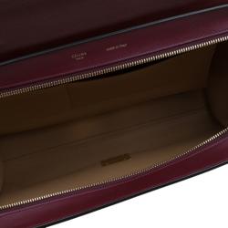 Pre Owned حقيبة يد سيلين ترابيز متوسطة سويدي وجلد ثلاثية اللون