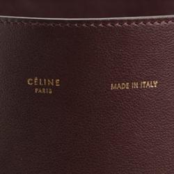 Pre Owned Celine Bicolor Leather Cabas Tote Bag