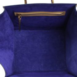 Pre Owned Celine Beige Leather Phantom Luggage Tote