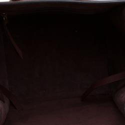 مملوكة مسبقًا حقيبة يد سيلين لاغدغ فينتوم صغيرة جلد عنابية