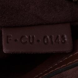 مملوكة مسبقًا حقيبة يد سيلين لاغدغ فينتوم صغيرة جلد عنابية