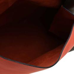 Pre Owned Celine Tri Color Leather All Soft Bag