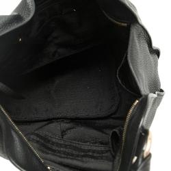 Celine Black Pebbled Leather Bittersweet Hobo