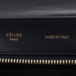 Celine Bi Color Python/Leather and Suede Medium Trapeze Tote