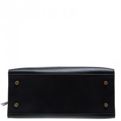 Pre Owned Celine Black Leather Boxy Tote