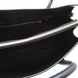 Pre Owned Celine Black Leather Boxy Tote