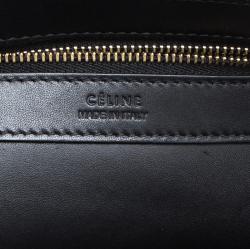 Pre Owned Celine Black Leather Boxy Tote