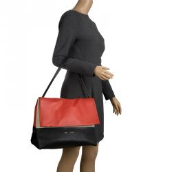 Pre Owned Celine Multicolor Leather All Soft Shoulder Bag